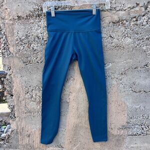 FABLETICS High Waisted Printed Power Flex 7/8, Teal.Blue Green  SZ XS NWT $69.95